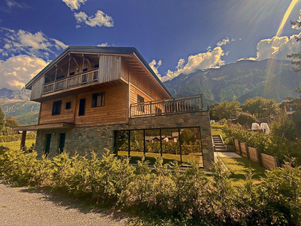 Chalet Amour Blanc Chamonix เลอุชส์ ภายนอก รูปภาพ